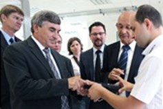 Freudiges Wiedersehen bei Mühlbauer
