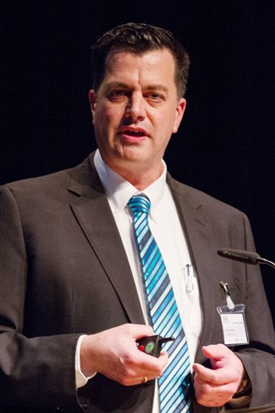 Ralf Freiberger explained the idea behind the new inspection solution COIN INSPECT.